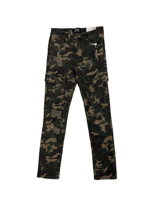 "O.P.S. Camo" Boys Cargo Jeans