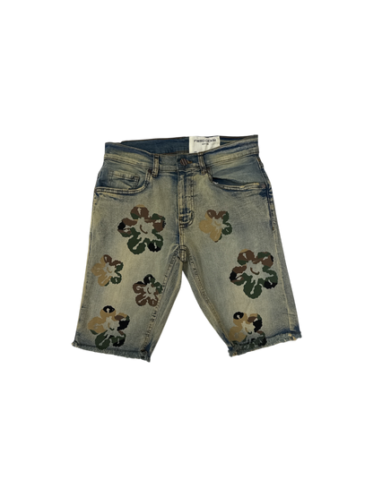 Flowers Men's Camo Jean Shorts