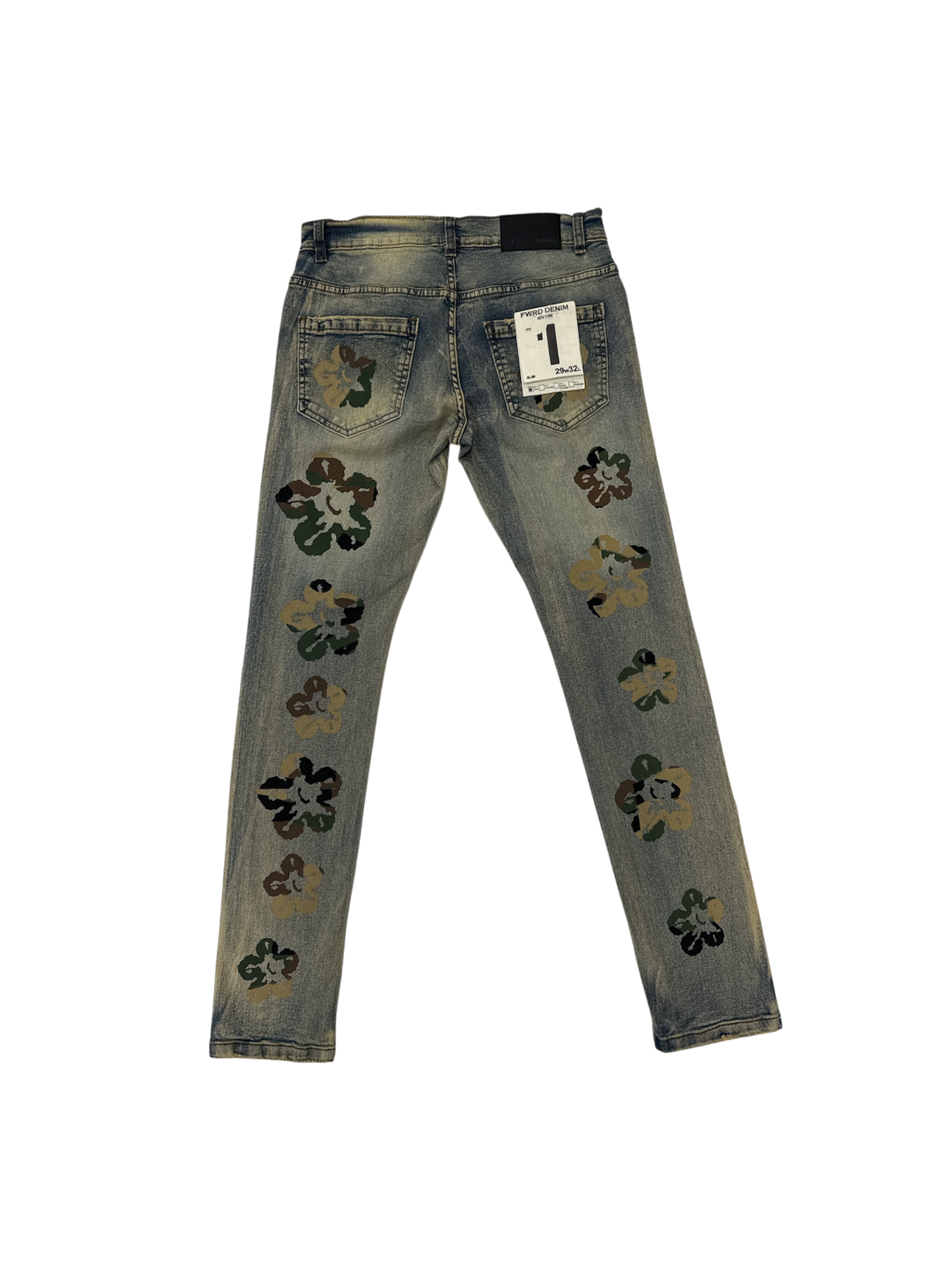 Flower Men's Camo Slim Jeans