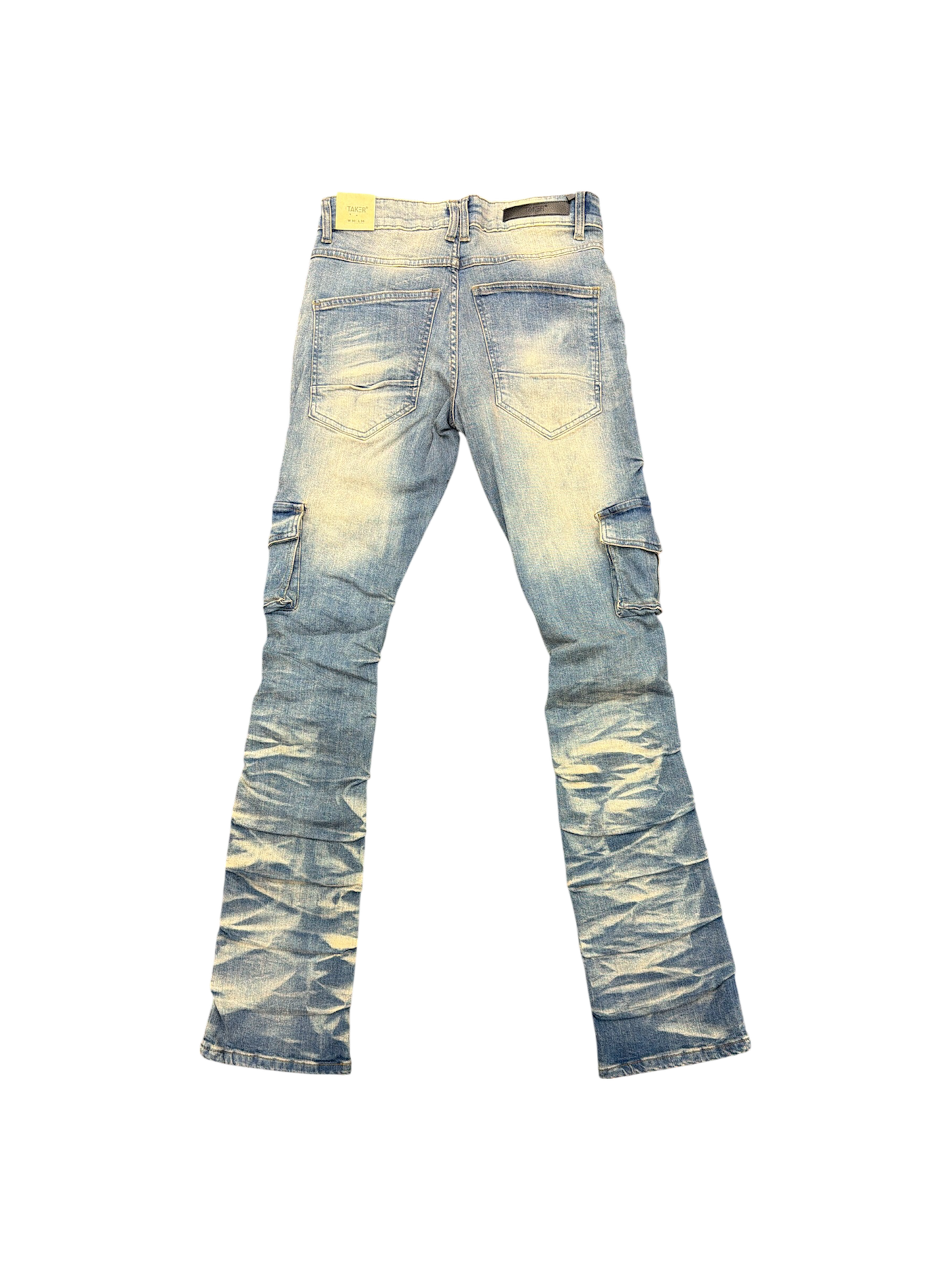 Mens Cargo Stack Jeans