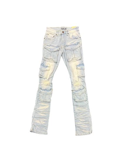 Mens Cargo Stack Jeans