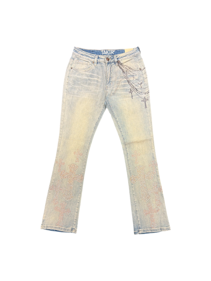 Mens Stack Jeans
